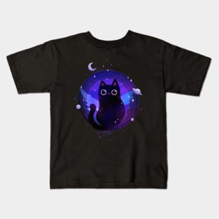 Galactic Kitten! Kids T-Shirt